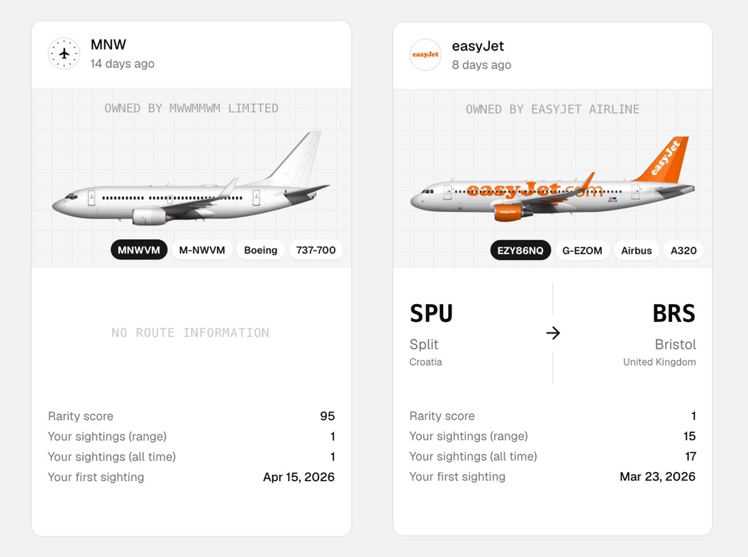 An interesting aircraft vs less interesting